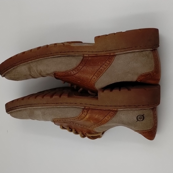 Born Men's Harding Saddle US 9 Oxford Lace Up Suede Leather - Picture 6 of 7